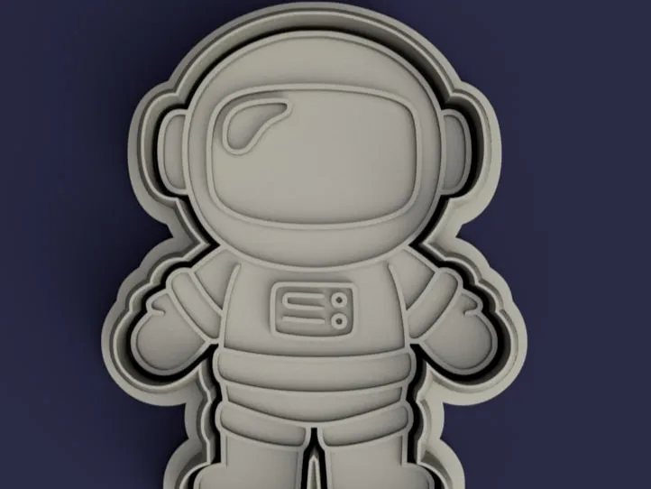 Astronaut cutter & stamp - astronauta
