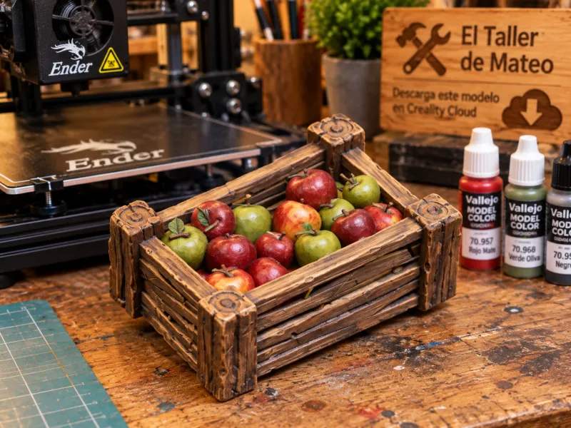 Caixa de Maçãs – A Oficina do Mateo