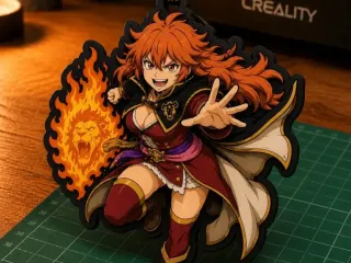 Llavero 3D Mereoleona Vermillion (Black Clover)