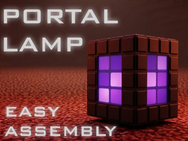 Pixel portal lamp