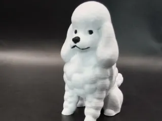 Poodle figurine