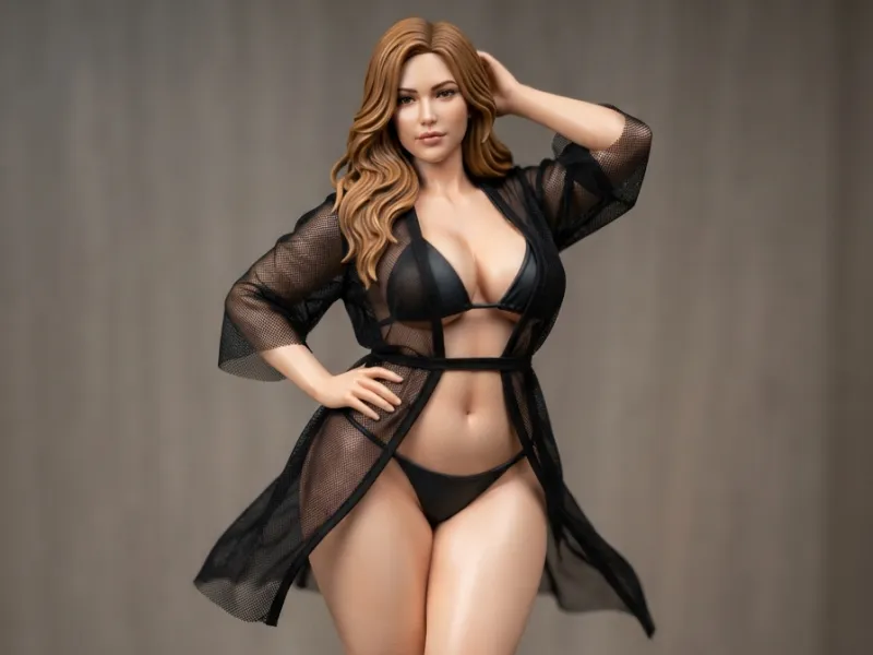 High Detail Bikini Figurine v9