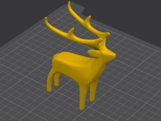 Minimalist deer - ciervo minimalista
