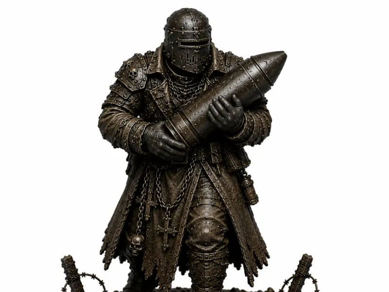 Grimdark WW1 utopie trench mortar servant