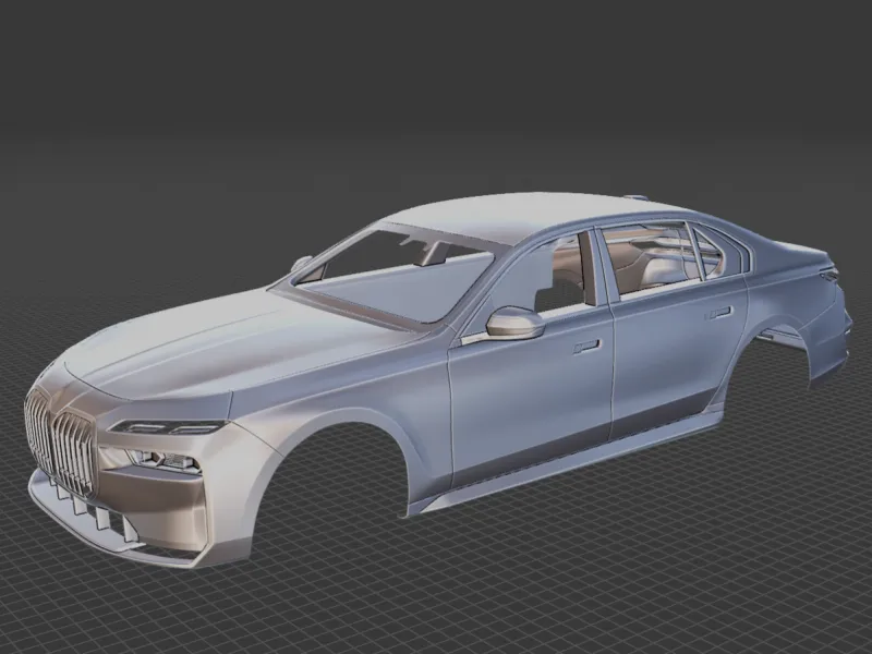 2023 BMW i7 Body STL