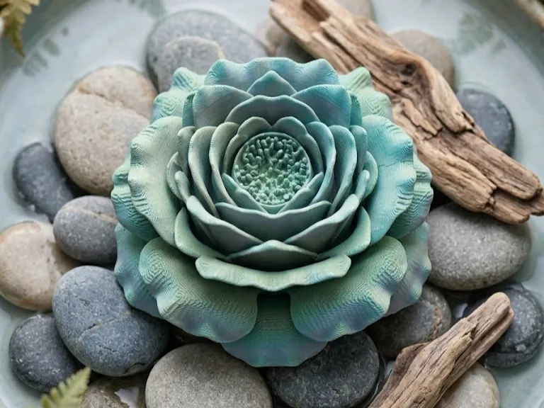 典雅莲花——极简装饰