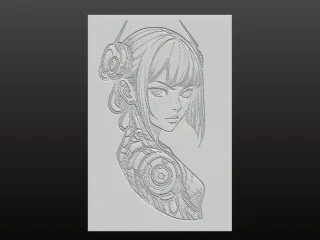fltlin line art