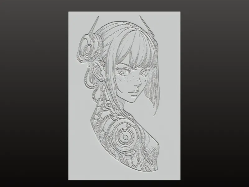 fltlin line art