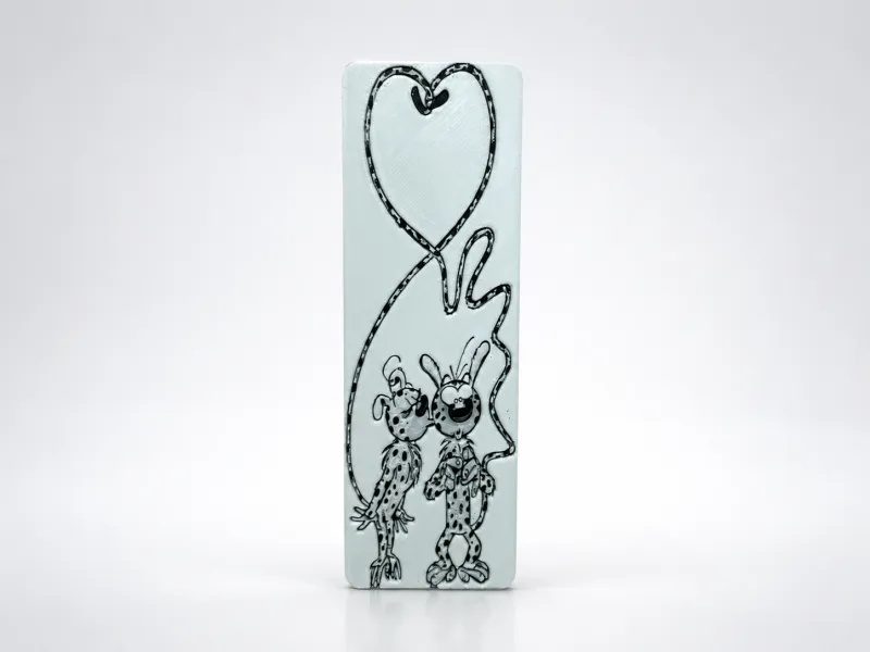 marcapaginas marsupilami pareja 2