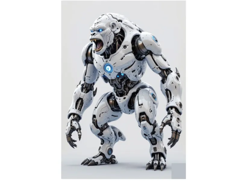 Sci-Fi Mecha Cybernetic Gorilla