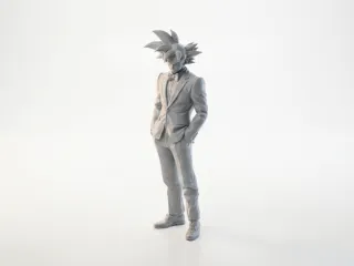 Dapper Goku Figurine Anime & Manga 3D Printable