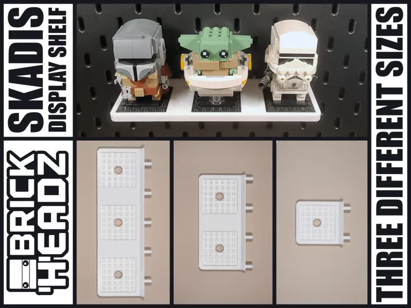 Étagère d'exposition pour Lego BrickHeadz Skadis