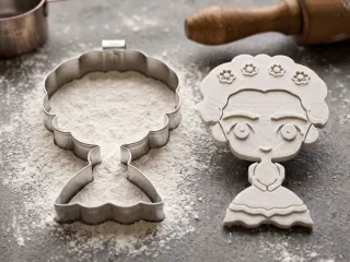 Cookie Cutter Frida Kahlo completo