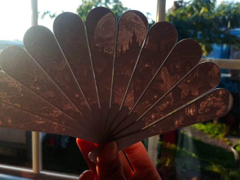 Halloween Lithophane Folding Fan 🎃🪭