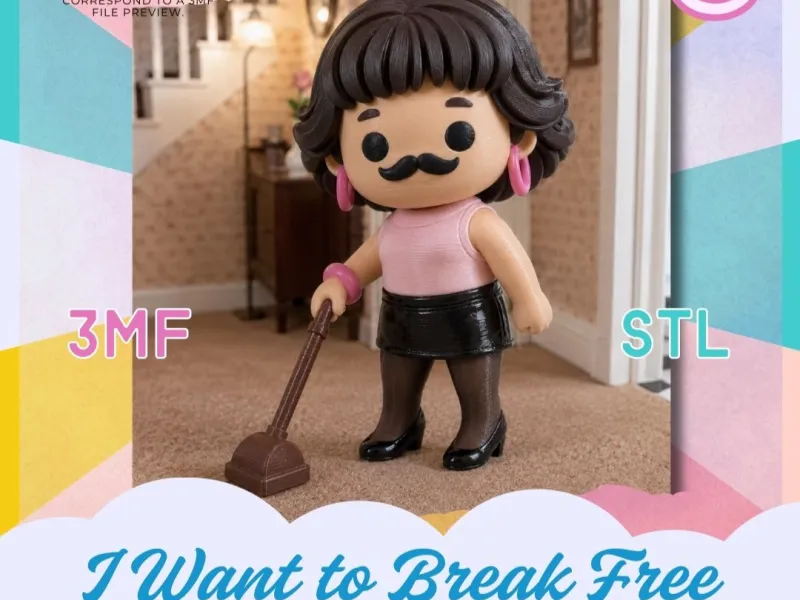I Want to Break Free Freddie Mercury Z-Mini
