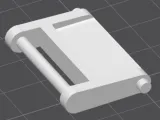 Brother Label Printer Lid Clip Support Hinge, P-Touch-0