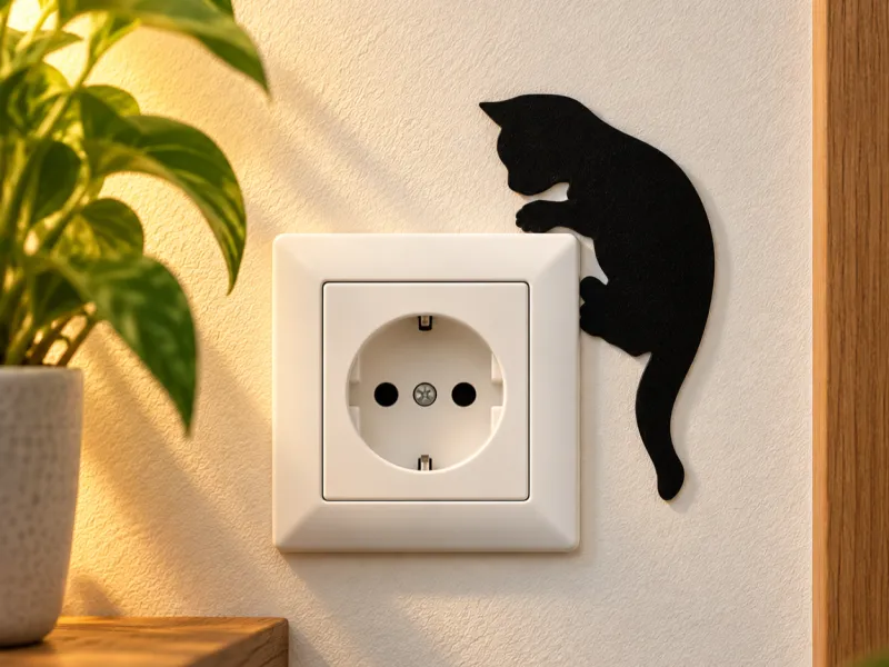 WallArt - Cat - Power Outlet - Light Switch