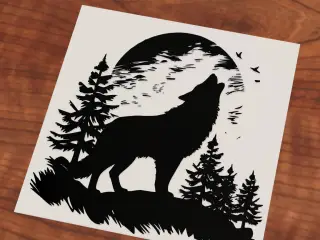 Howling wolf