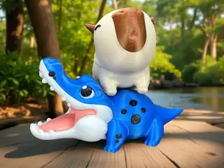 Capybara Crocodile - Multipart