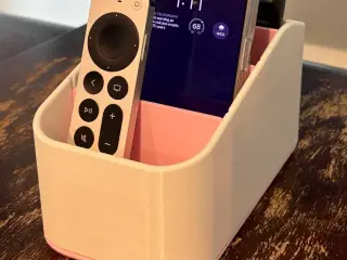 remote control and phone holder