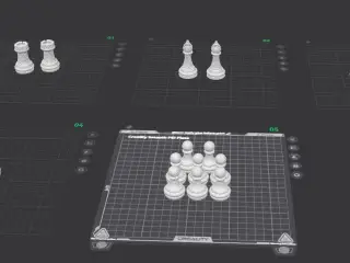 Voronoi Chess Set