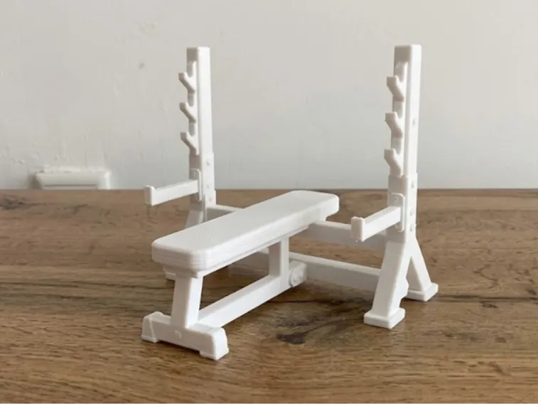 Bench Press Bench with Rack - Decorative Model