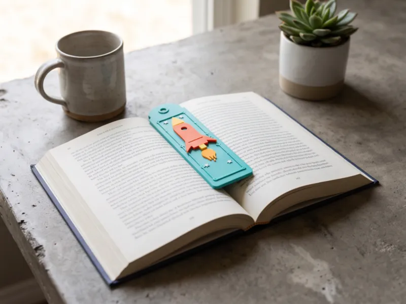 Sci-Fi Bookmark - Rocket