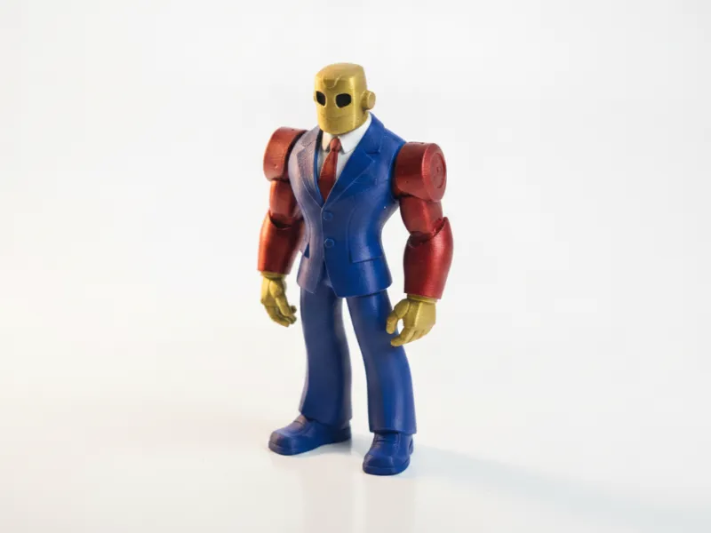 Robot Man Figurine Fantasy Collectible 3D Printable