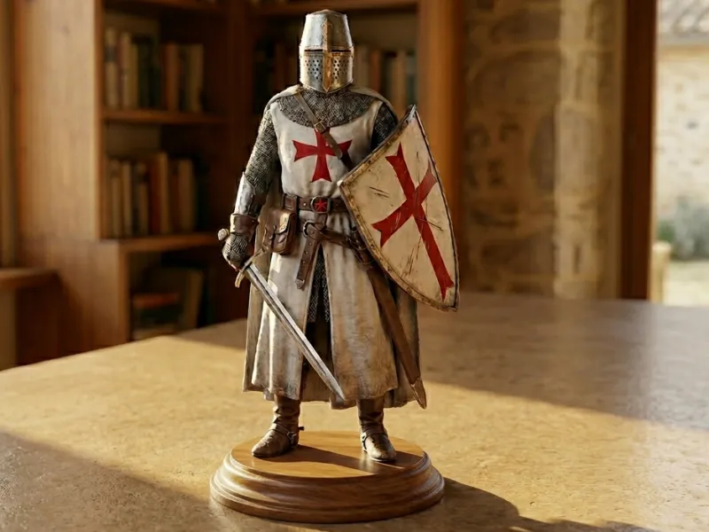 Knight Templar Figure