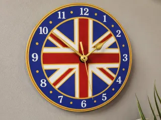 UNION JACK WALL CLOCK