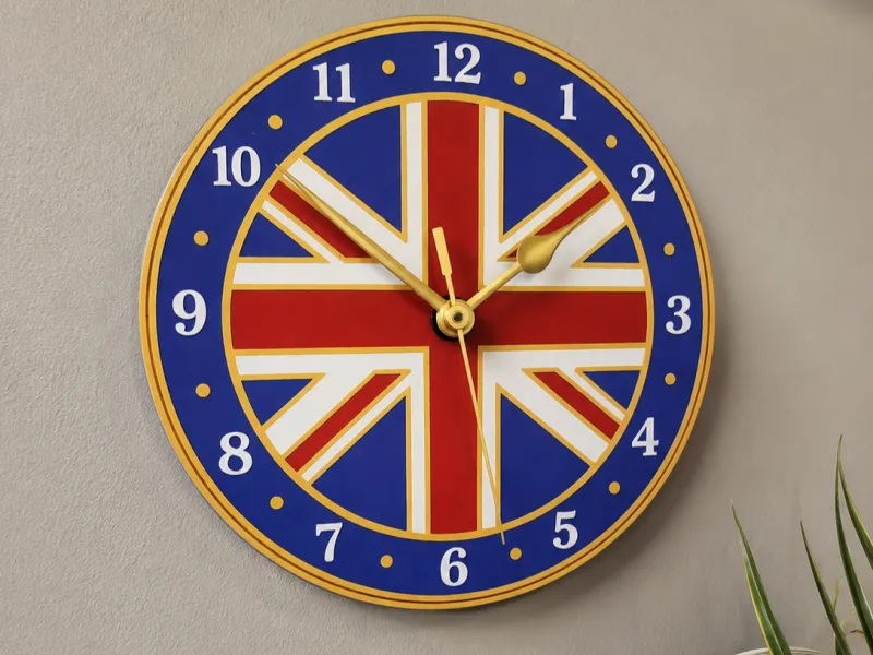 HORLOGE MURALE UNION JACK