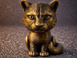 Snow Leopard – Mini Wild Cat 3D Print