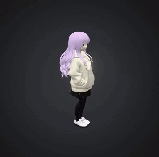 Loli Waifu Casual Relajada