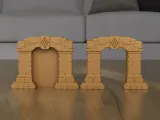 Ancient Stone Arch Desk Decor and Paperweight-0
