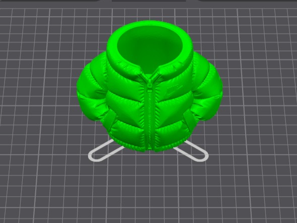 Portable Jacket Hanger - Home - PLA - 3D printed product