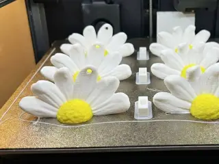 Daisy Keychain Easy Printing