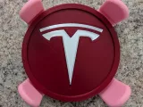 Tesla Coaster w/ Holder (2-Part Print)-0