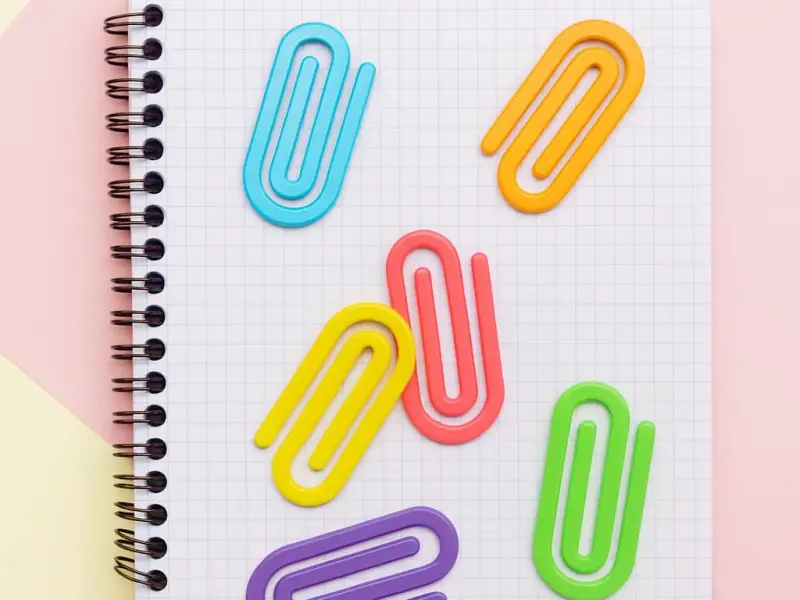 3D Paperclip, Minimal Paperclip, Office Decor, School Supply