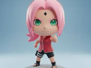 🌸 SAKURA HARUNO CHIBI |  Collectible Serie