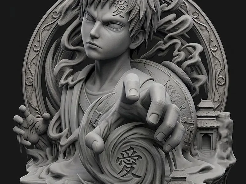 Gaara of the desert Bust