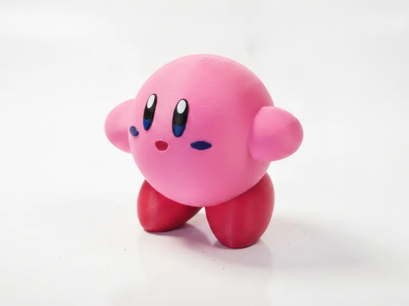Kirby-Figurin Gaming-Charakter 3D-druckbar