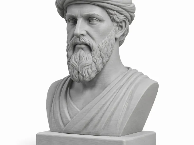 Pythagoras Bust