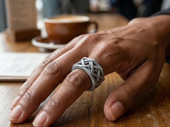 Ivory Prism Weave Ring – Noah0x03