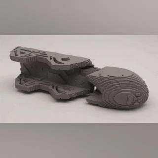 PET VOXEL COMFORMITY CAST
