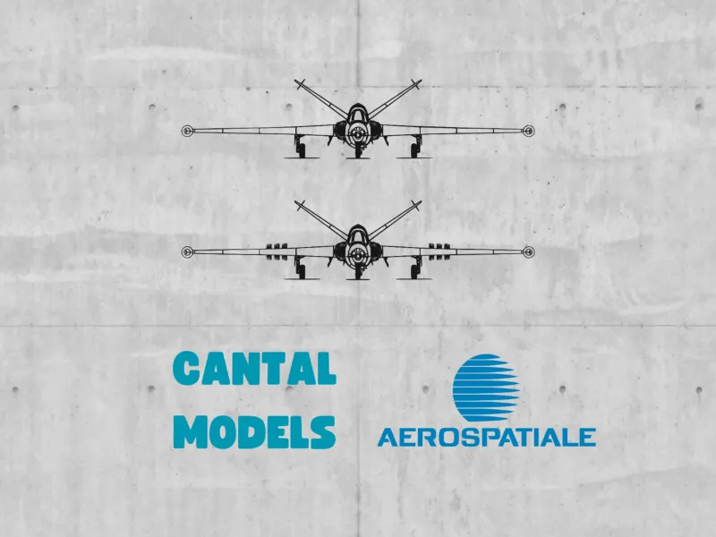 AÉROSPATIALE FOUGA CM.170 MAGISTER | 2D WALL ART