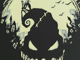Hueforge Jack Skellington thinking