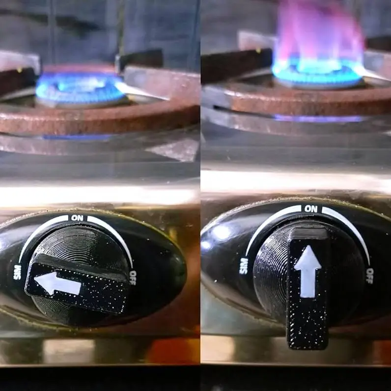 Manopole per fornelli a gas universali per 2 modelli