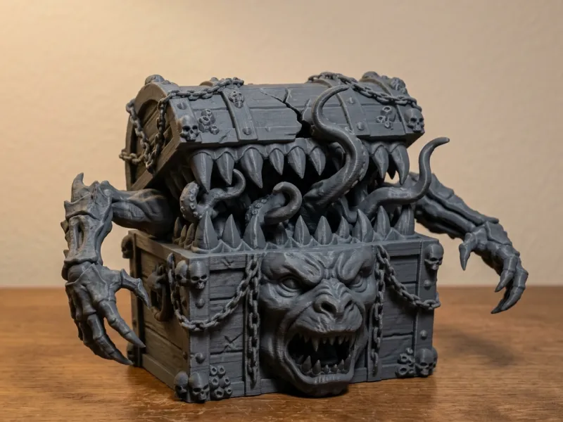 Spooky Series creepy treasure chest