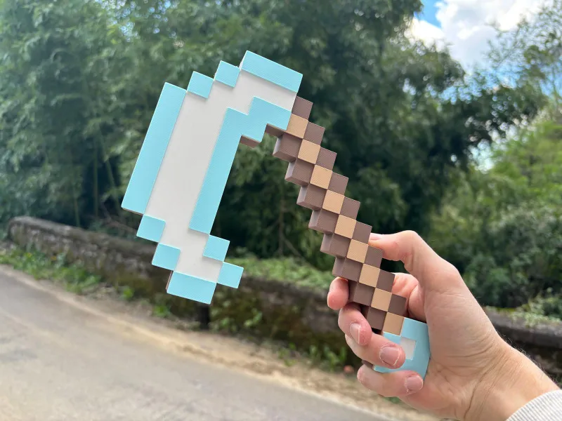 Minecraft Pickaxe (Diamond, NO CFS)