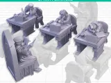 Medieval Students (SITTING FOLKS)-0